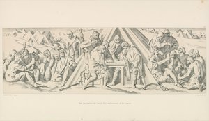 The Eve before the Battle. Riot and Wassail of the Saxons by Daniel Maclise